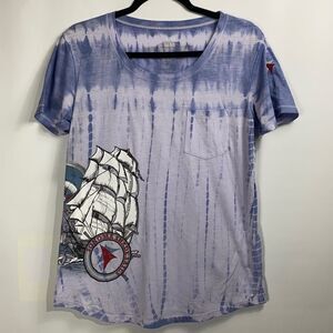 3For$20 a.n.a Blue Tie Dye Bluish T-Shirt size small